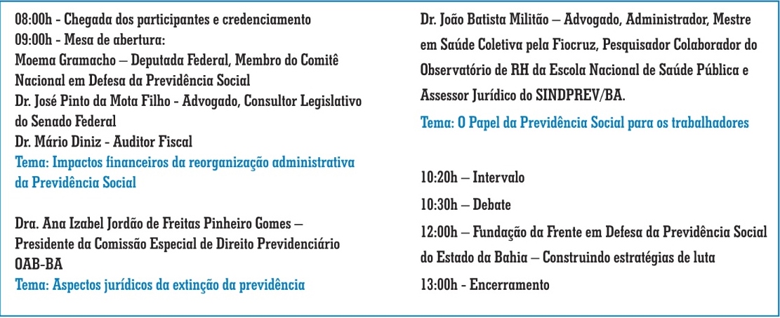 programacao seminario