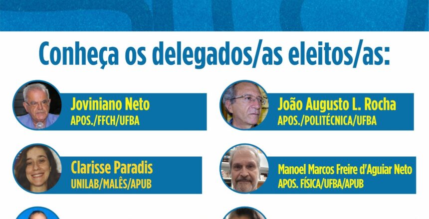 Eleitos/as XIX Encontro Proifes