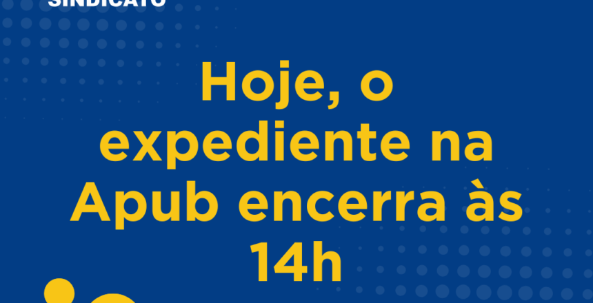 aviso encerramento expediente