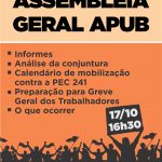 CARTAZ ASSEMBLEIA GERAL 17 de outubro 2016