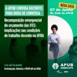 roda e conversa orçamento UFBA